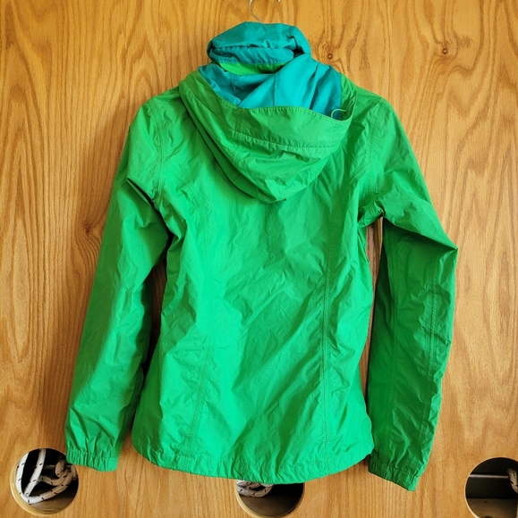 North Face Althetic Lightweight Women's Windbreaker Rain Jacket Green size S - Picture 2 of 11